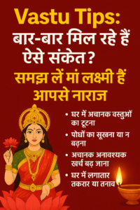 इन Vastu लक्षणों को न करें नज़रअंदाज़, वरना कम हो सकती है धन की बरकत